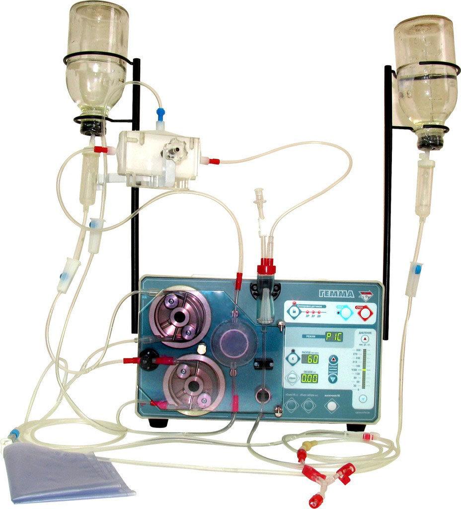Apparatus for plasma exchange 